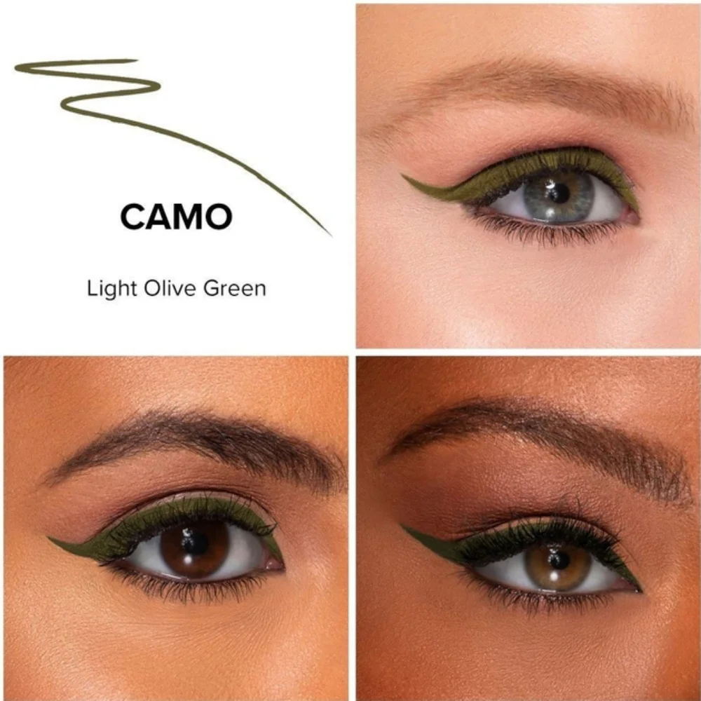 Too Faced Waterproof Gel Eye Liner in Killer CAMO (olive Green)